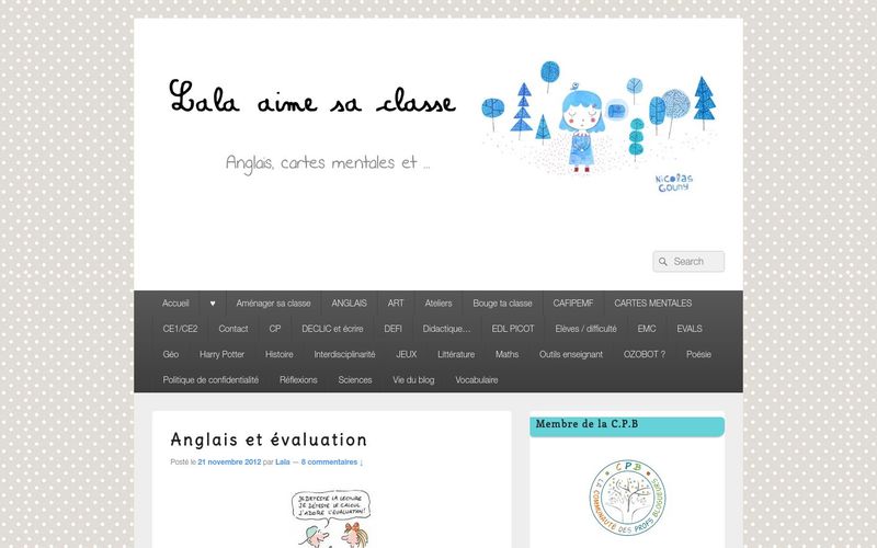 Lala aime sa classe : Anglais et évaluation